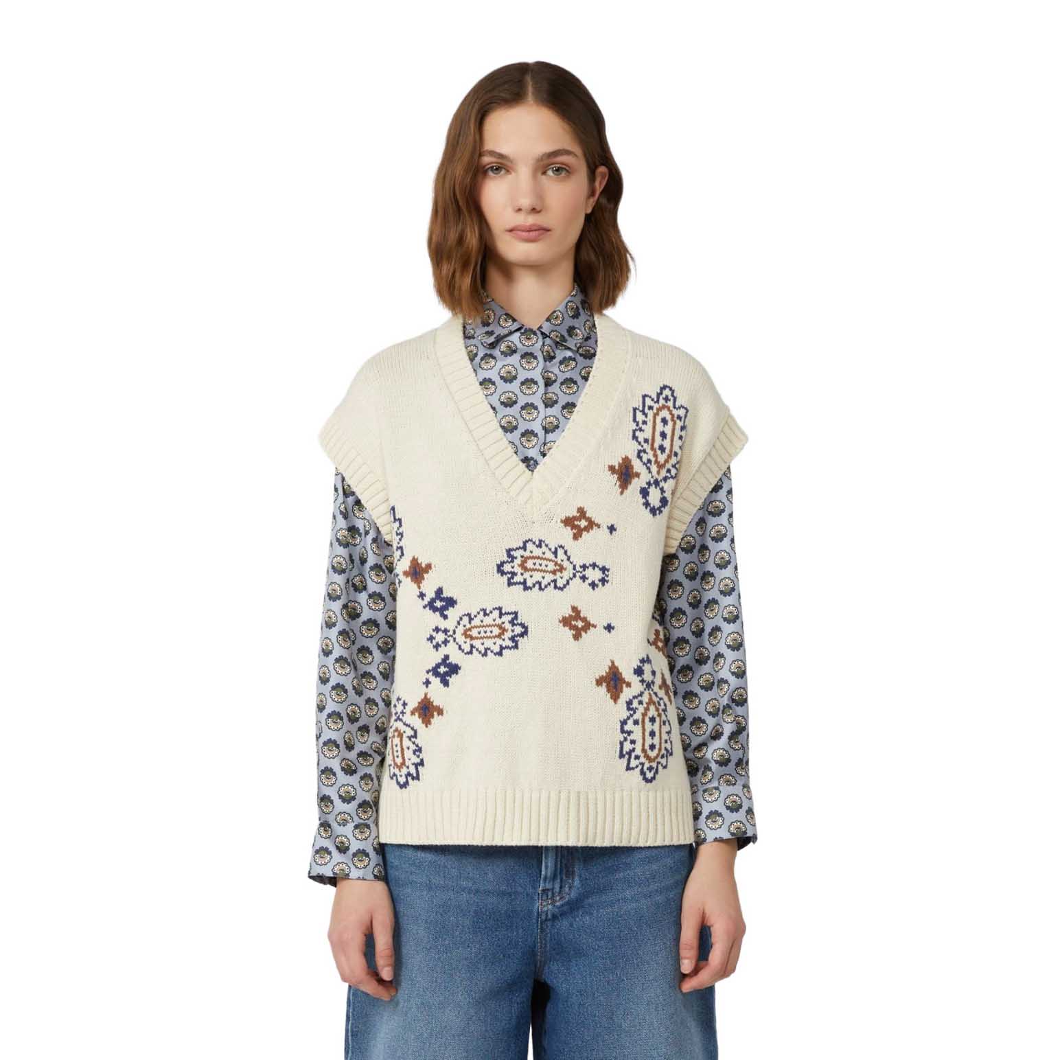 Weekend Max Mara Crusca Knitted Vest